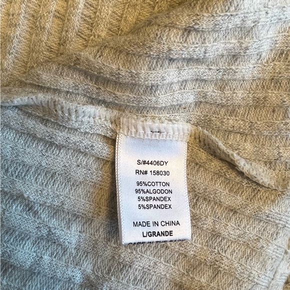 Love tree circle zipped ribbed dress sz L - Picture 4 of 9